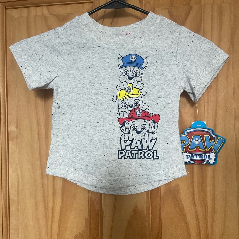 New With Tags, Kids Paw Patrol T-Shirt Size 2T.